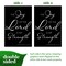 G128 Joy of the Lord Scripture Garden Flag 12x18 In Double Sided Bible Verses Yard Garden Lawn Decoration